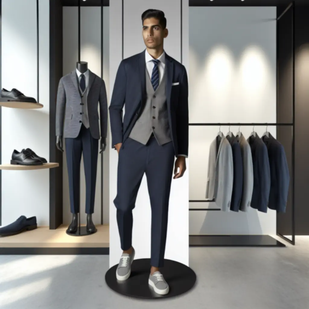 Stijlvolle herenmode met pakken, casual en sportkleding