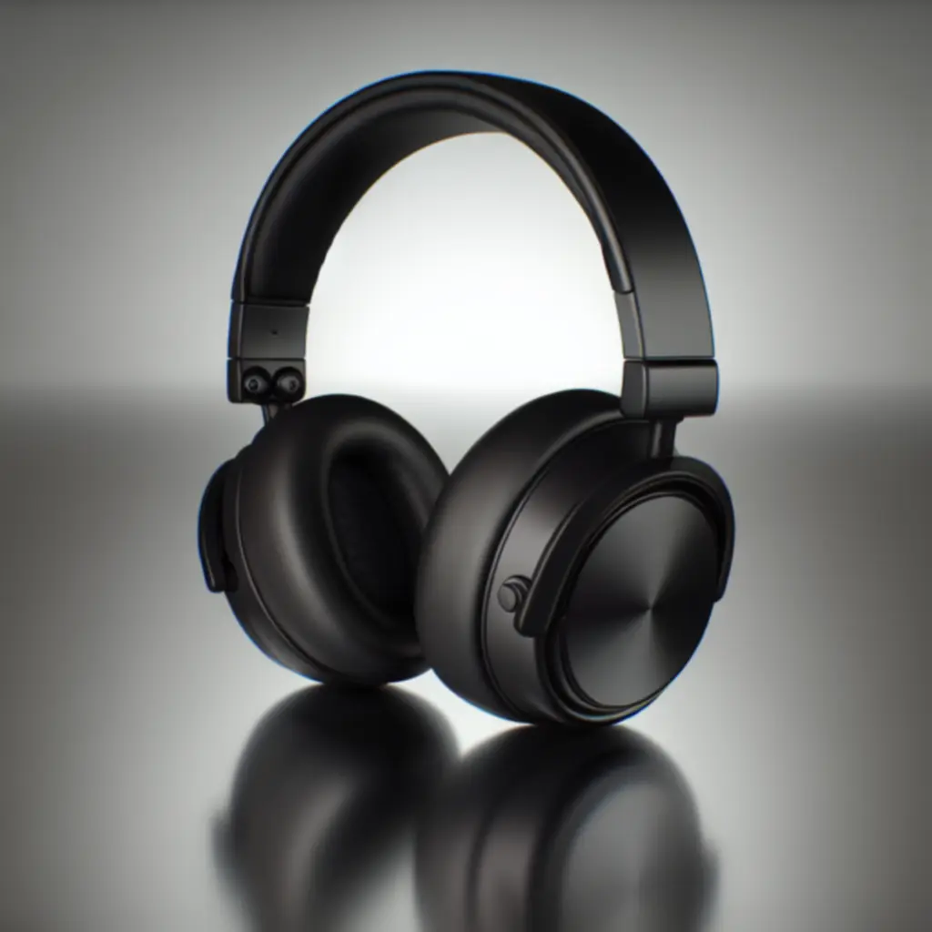 Clarity over-ear koptelefoon in matzwart