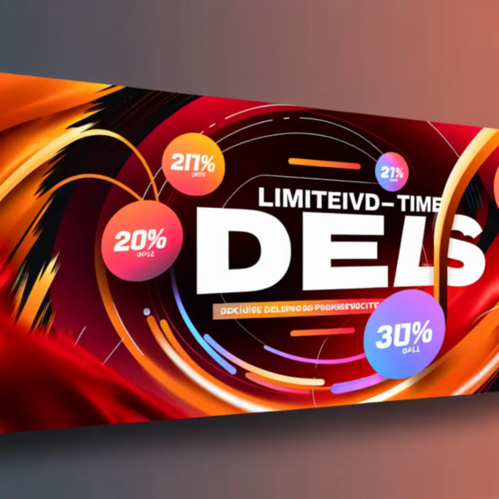 Actiebanner met tijdelijke deals