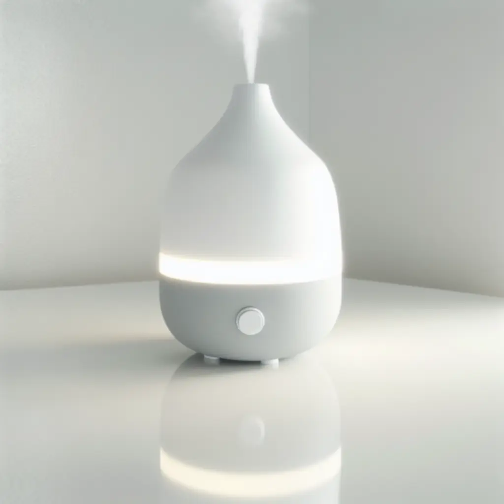 Solace aromatherapie diffuser in mat wit